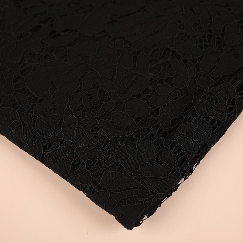 Eyelash Cutwork Lace Fabric for Women's Wear Wholesale Supplier 21